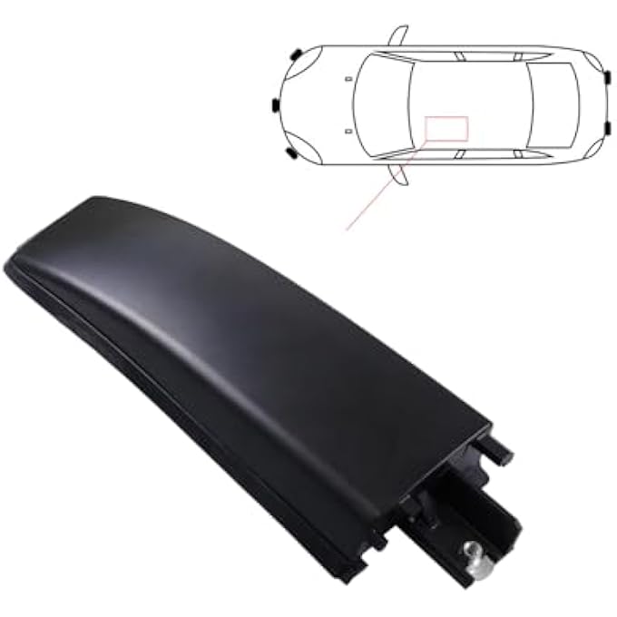 rayihni Roof Rack End Cap with Rubber Clip Front Left Compatible with Suzuki Grand Vitara 2006-2015 - Image 2