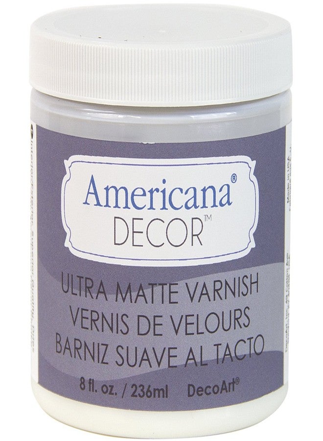 DecoArt Varnish, 8-Ounce, Ultra Matte,Off-White - Image 1