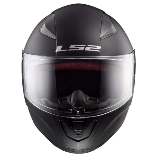 LS2 Helmets Full Face Rapid Street Helmet (Matte Black - Large) - Image 5