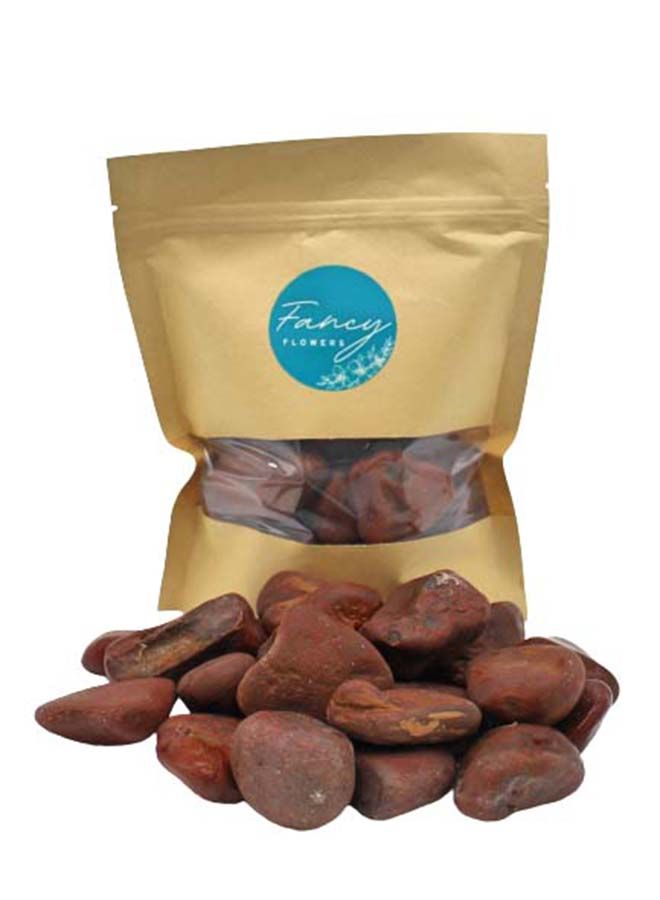 FANCY FLOWERS Fancy Prime Quality Natural Polished Red Decorative Stones For Flowerpots Garden Home Decoration Wedding Home Vase Aquarium White (2) - Image 1