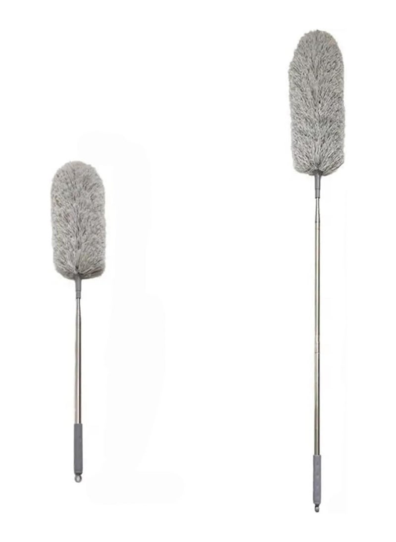 Estrico Microfiber Feather Duster Removable Head Telescopic Cleaning Duster Brush For Dusting And Cleaning With Extendable Pole Reaching up to 2.8m  - Image 1