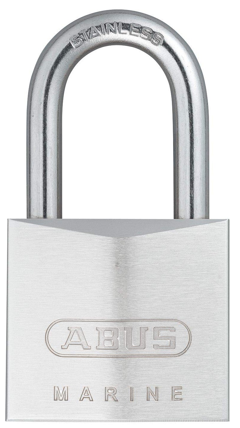 Abus قفل بادئ من النحاس المطلي بالكروم من ABUS 75IB/40HB40 مع حلقة من الفولاذ المقاوم للصدأ بطول 1 1/2 بوصة، مفاتيح مختلفة - Image 1