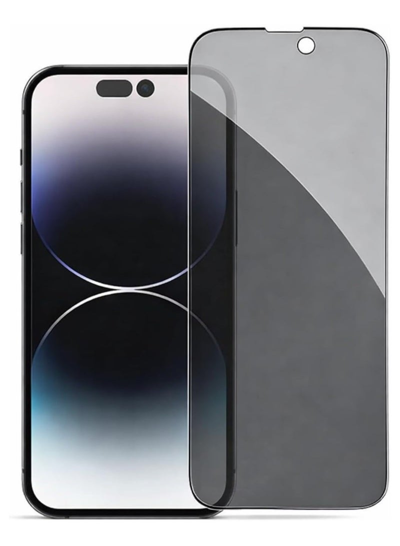 Privacy Screen Protector for iPhone 16 Pro, Anti-Spy 9H Tempered Glass, Case Friendly, Bubble-Free, HD Clear, Scratch Resistant Screen Guard - Image 1
