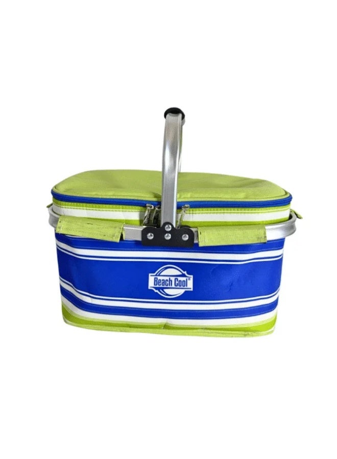 بيتش كول سلة نزهة معزولة حرارياً من بيتش كول -لون أخضر وأزرق - Image 2