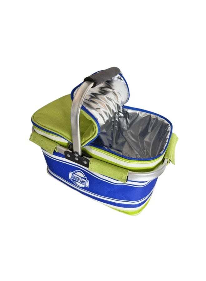 بيتش كول سلة نزهة معزولة حرارياً من بيتش كول -لون أخضر وأزرق - Image 3
