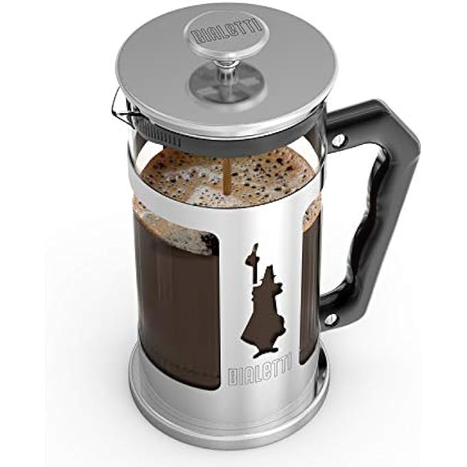 BIALeTTI 6860 Preziosa Stainless Steel 3Cup French Press Coffee Maker 3 Cup Silver 20003160 - Image 3