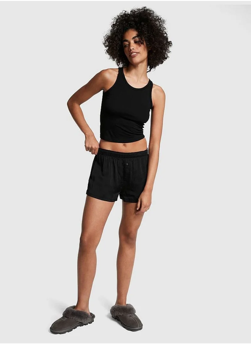 Victoria's Secret Satin Boxy Pajama Shorts