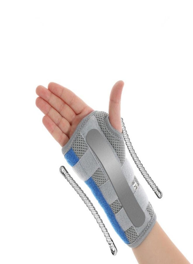 RousuMedi Kids Wrist Support Immobilizer Pediatric Wrist Brace Night Support With Splint To Aid Sprains Strains Support Tendonitis Carpal Tunnel Juvenile Arthritis (Right hand, Small:5.9in) - Image 1
