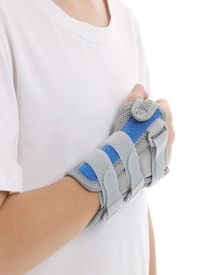 RousuMedi Kids Wrist Support Immobilizer Pediatric Wrist Brace Night Support With Splint To Aid Sprains Strains Support Tendonitis Carpal Tunnel Juvenile Arthritis (Right hand, Small:5.9in) - Image 2