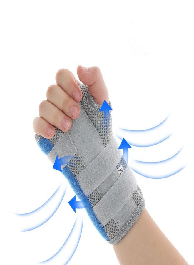 RousuMedi Kids Wrist Support Immobilizer Pediatric Wrist Brace Night Support With Splint To Aid Sprains Strains Support Tendonitis Carpal Tunnel Juvenile Arthritis (Right hand, Small:5.9in) - Image 5