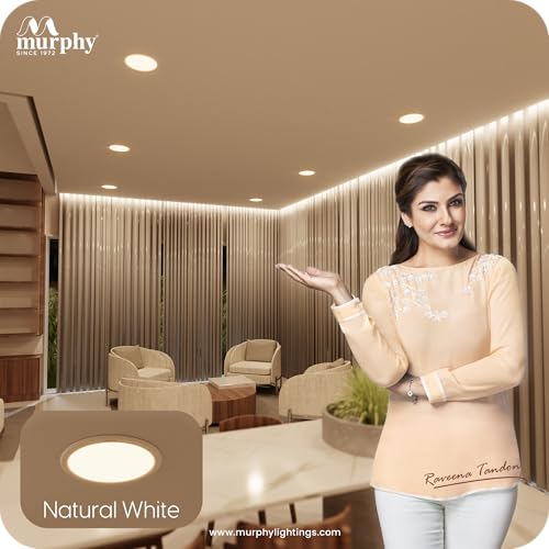 Murphy Trimless Round LED Panel Light – 10W Natural White | Glare-Free, Recessed Ceiling Downlight for Home & Commercial – Pack of 2 - Image 5