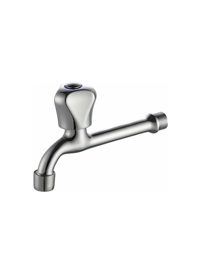 MODI Wall Mounted Water Tap for Kitchen and Bathroom, Durable Zinc Alloy and Copper Faucet, Single Handle Basin Tap with Stable Water Flow, Chrome Finish Sink Faucet for Home Use - Image 2