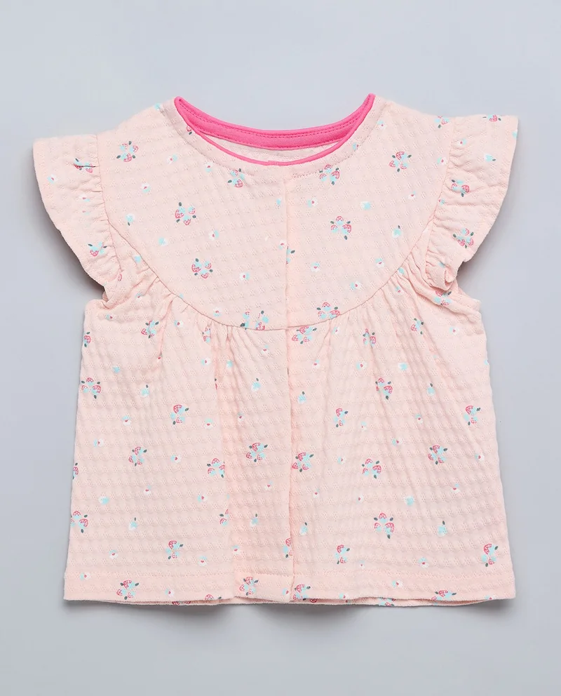 R&B Printed Top and Shorts Set