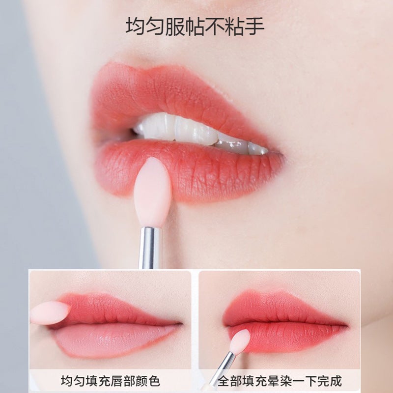 Silicone Lip Brush With Lid Dust Lip Film Brush Lipstick Brush Lipstick Brush Sequin Eye Shadow Brush Portable Multifunctional Brush - Image 5