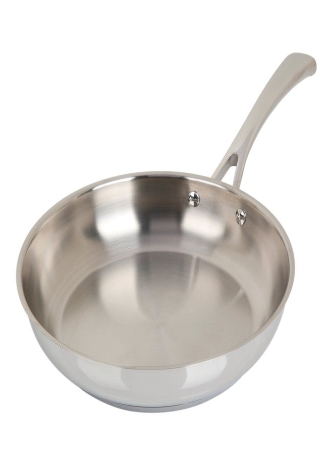 Oster Cuisine 89464.01 Derrick 9.5 Inch Stainless Steel Frying Pan, Silver