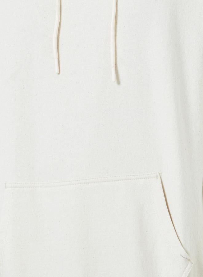 Styli Eco Earth Relaxed Fit Text HD Print Fleece Hoodie - Image 2