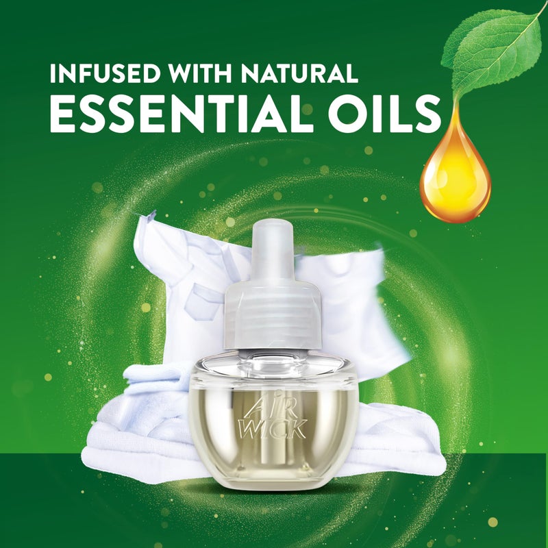 Air Wick زيوت معطرة من إير ويك 2+6 رائحة الكتان النقي - Image 3