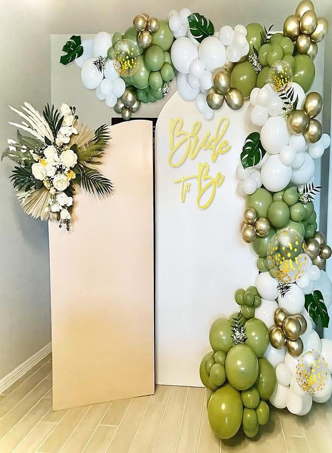 MASTRON Bride to Be Sign - Glitter Gold Felt Letters Bridal Shower Sign for Backdrop Bride to Be Sign Letters for Balloon Arch Photo Props Bachelorette Engagement Wedding - Image 5