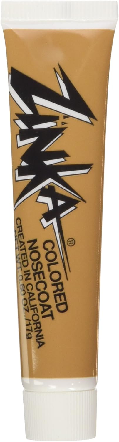 zinka Zinka Colored Nosecoat Zinc Oxide Based Water Resistant 2 Pack Bundle 0.6 Ounce Tube - Flesh