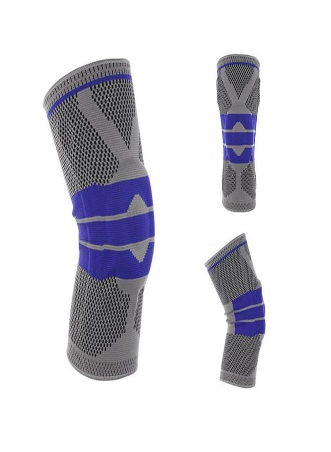 وسادة ركبة دعامة مطاطية للياقة البدنية قابلة للتعديل لحماية عظمة رأس الركبة مع حزام أمان لرياضة الركض من قطعتين - Image 1