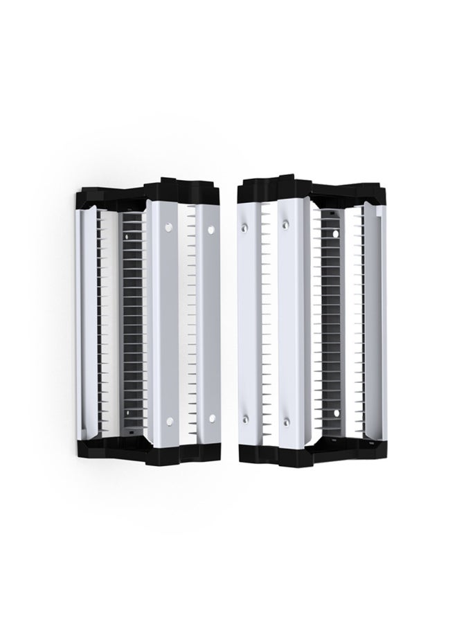 Generic - PS5 Game Disc Single And Double Layer Storage Disc Rack Suitable For Switch/P4 Single Layer Disc Storage Rack With Hook-Product Color:Double-layer Dish Rack Hook - Image 1