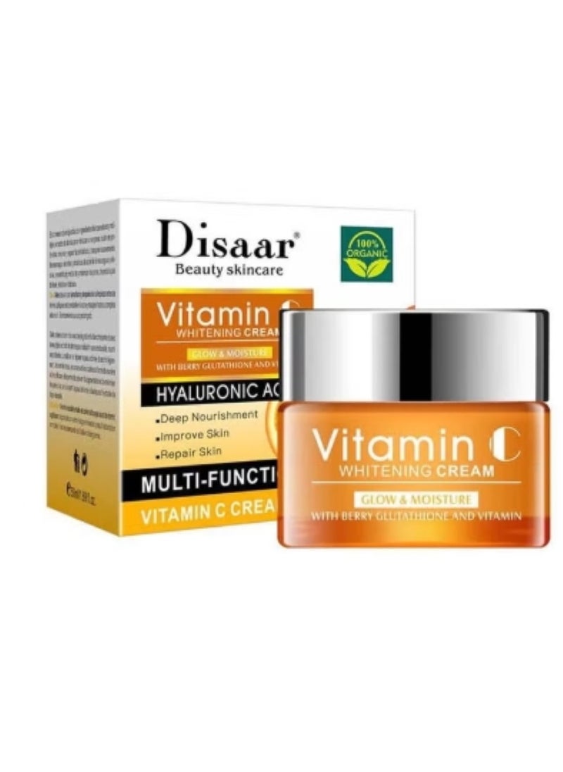 Disaar Disaar Face Care Vitamin C Hyaluronic Acid Whitening Cream 50ml  - Image 1
