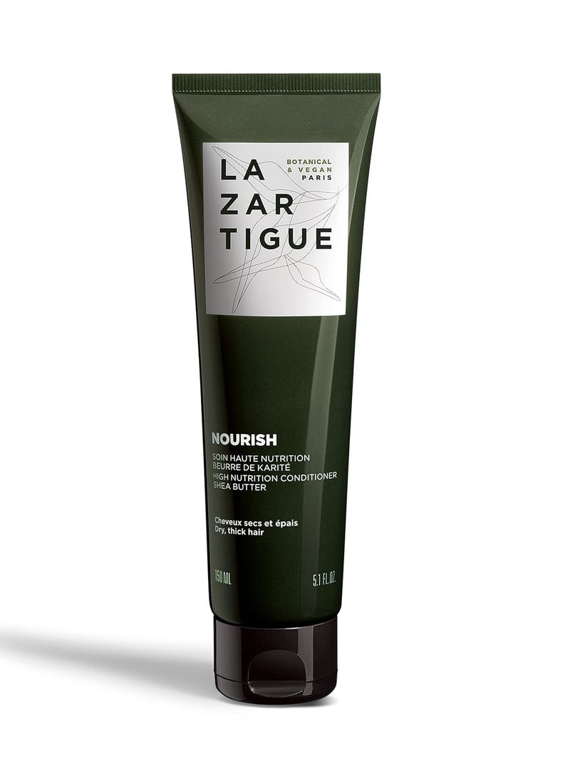 Lazartigue Lazartigue Nourish Conditioner, Enriched with Shea Butter, Intensely Nourishes & Softens Dry Hair, Easier to Detangle, Lastingly Disciplined, Shiny, Vegan 5.1 fl Oz  - Image 1