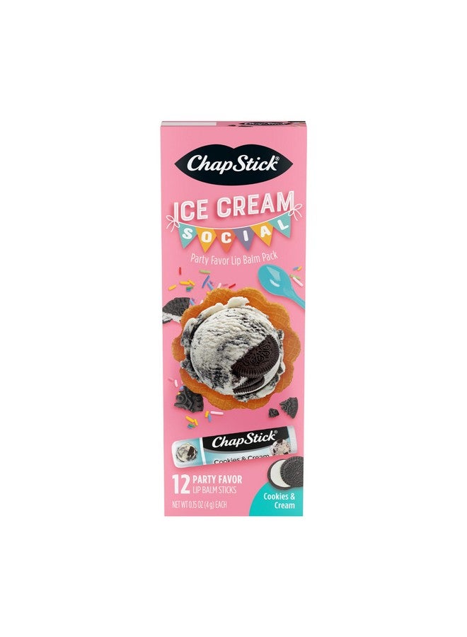 تشابستيك مجموعة تشابستيك آيس كريم سوشيال كوكيز آند كريم للحفلات، 12 قطعة، 0.15 أونصة - Image 1