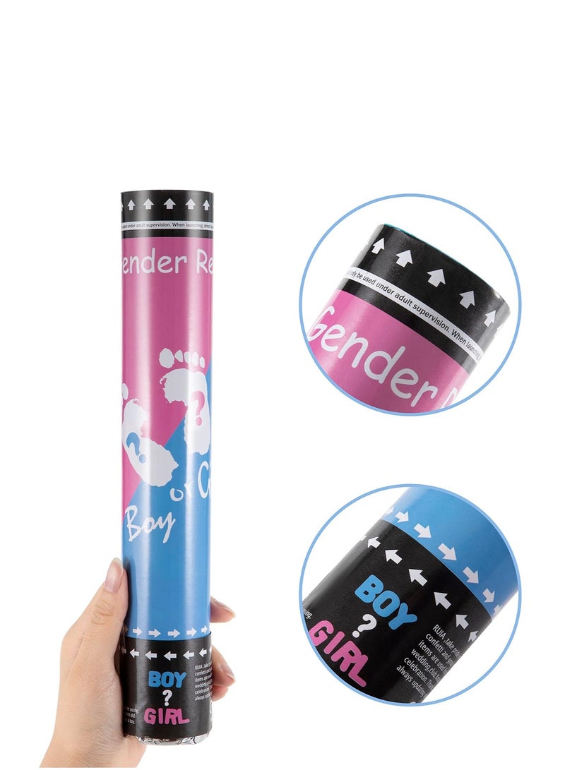 Confetti Launcher Gender Reveal Baby Shower Blue Boy  - Image 3