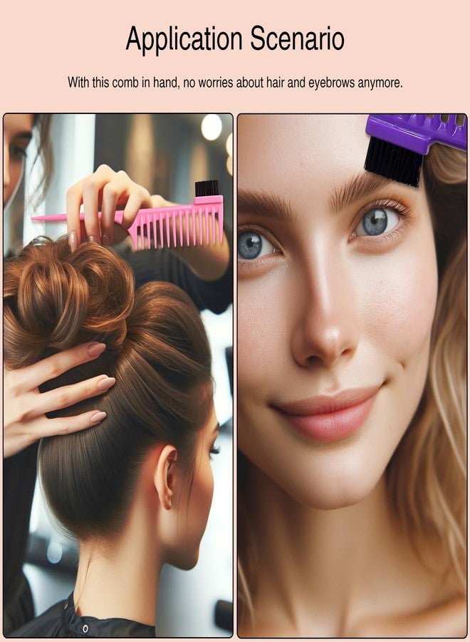 Kootinn 4pcs Hair Styling Comb Set for Men and Women: Wide Tooth & Straightening Combs for Styling, Parting & Braiding - Image 3