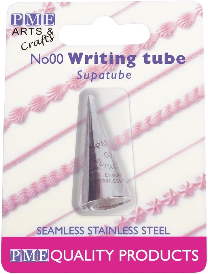 PME Seamless Stainless Steel Supatube Decorating Tip Writer No. 00 - Image 2