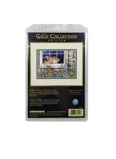 Love Gold Petite Counted Cross Stitch Kit
