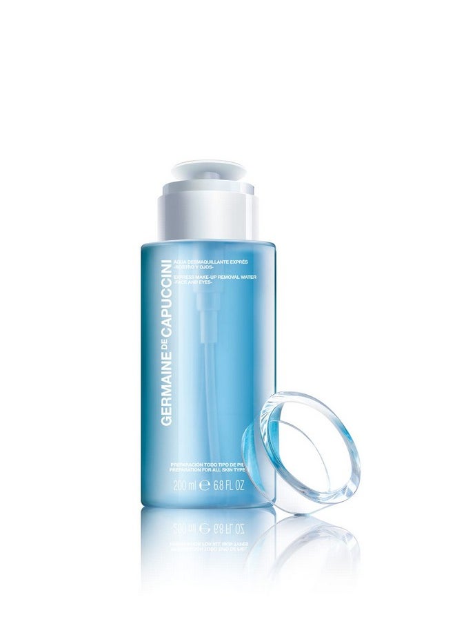 Germaine De Capuccini - Options I Express Makeup Removal Water Cleanses, Purifies, Tones And Maintains Skin Hydration All Skin Types Fragance Free 6.8 Fl Oz - Image 1