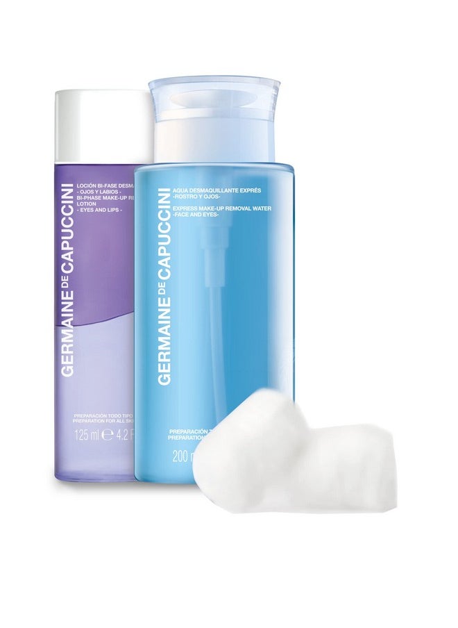 Germaine De Capuccini - Options I Express Makeup Removal Water Cleanses, Purifies, Tones And Maintains Skin Hydration All Skin Types Fragance Free 6.8 Fl Oz - Image 1