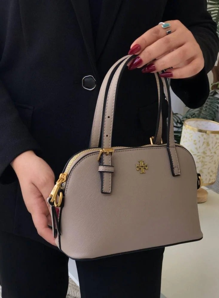 Burch Emerson Simple Adjustable Detachable Shoulder Strap Leather Shell Bag Shoulder Handbag - Image 3