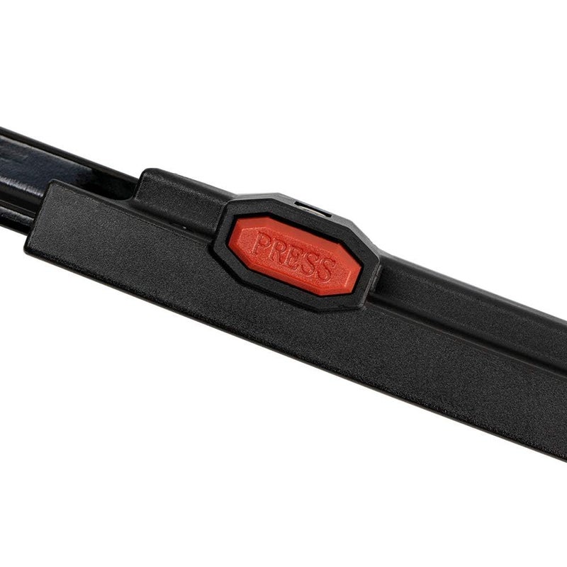 بي في مسند دراجة Bv - مسند دراجة جبلية للدراجات مقاس 24-29 بوصة - طول قابل للتعديل، نعل مانع للانزلاق، مصنوع من سبائك الألومنيوم - مسند دراجة أسود - Image 4