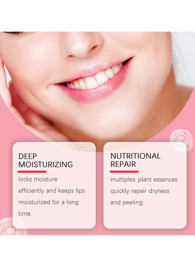 جينشين 2PCS Jinshane مصل الشفاه, إضاءة الشفاه للشفتين المظلمة, إزالة الشفاه المظلمة الشفاه بلسم مرطب المغذية جوهر, فيتامين إي مصل الشفاه الطازج للشفتين المظلمة والجافة, تخفيف خطوط الشفاه, 18G - Image 4