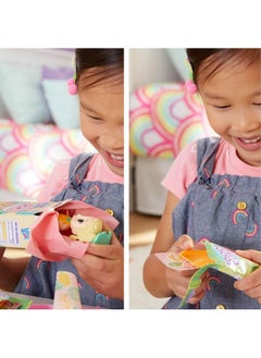 بيبي ألايف Foodie Cuties، لعبة مفاجئة لحشو الجوارب، دمى صغيرة للأطفال، 10 مفاجآت في حقيبة على شكل صندوق غداء (قد تختلف التصاميم)، للبنات والأولاد، 3+  - Image 4