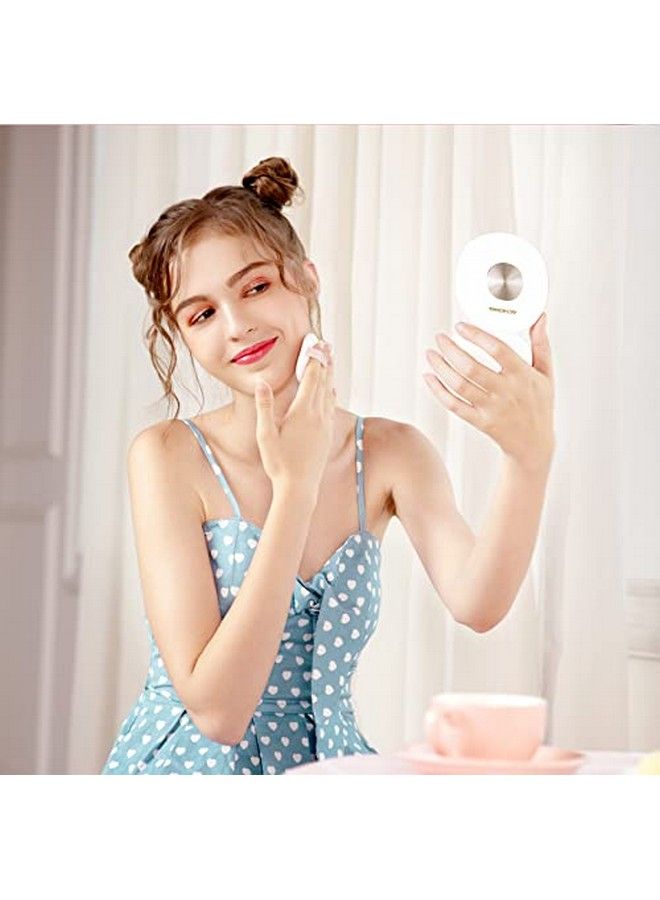ACHORO Makeup Mirror Multifunctional Suitable For Wallet Pouch 3X Magnifying With Light Premium Quality Led Dimmable Compact & Rechargeable Portable Travel Lighted Beauty Makeup Mirror - Image 3