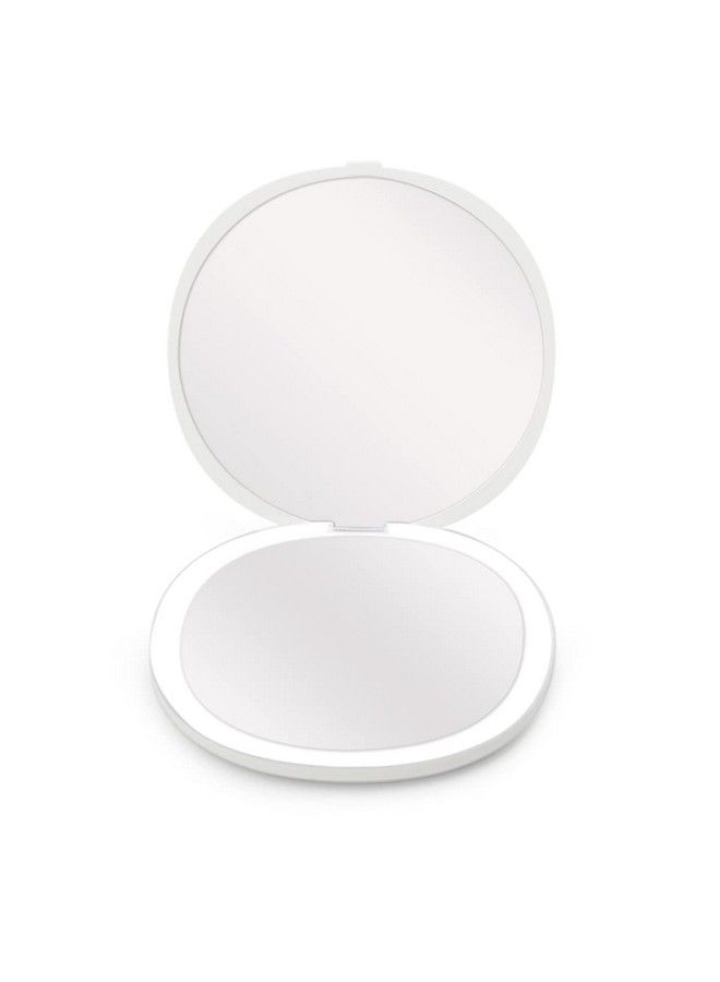 ACHORO Makeup Mirror Multifunctional Suitable For Wallet Pouch 3X Magnifying With Light Premium Quality Led Dimmable Compact & Rechargeable Portable Travel Lighted Beauty Makeup Mirror - Image 1