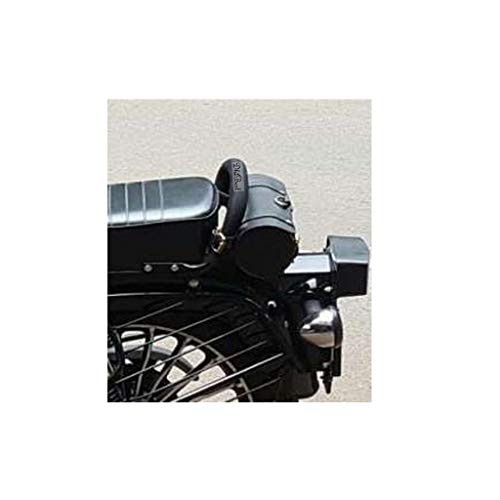 Dhe Best DBA-04 Bike Bullet Pillion Backrest Black Cushion Back Rest PU Meterial for RE Classic 350 - Image 4