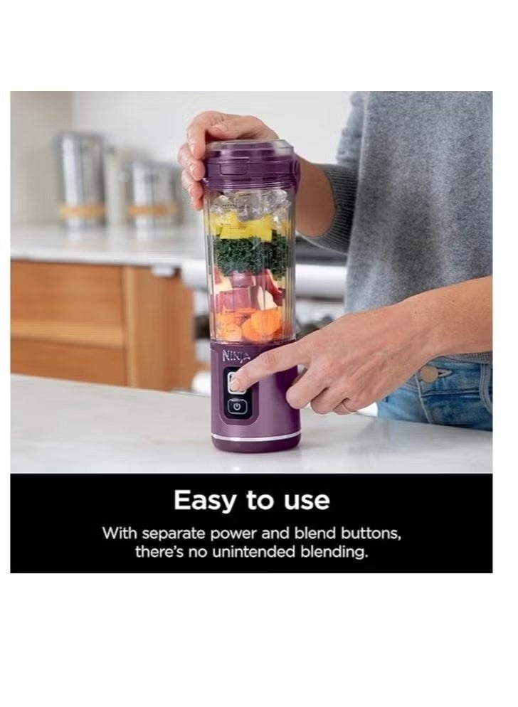 Ninja Blast Blast Cordless Blender, Rechargeable, Leakproof 0.53 L 150 W BC151MEPR Purple - Image 3