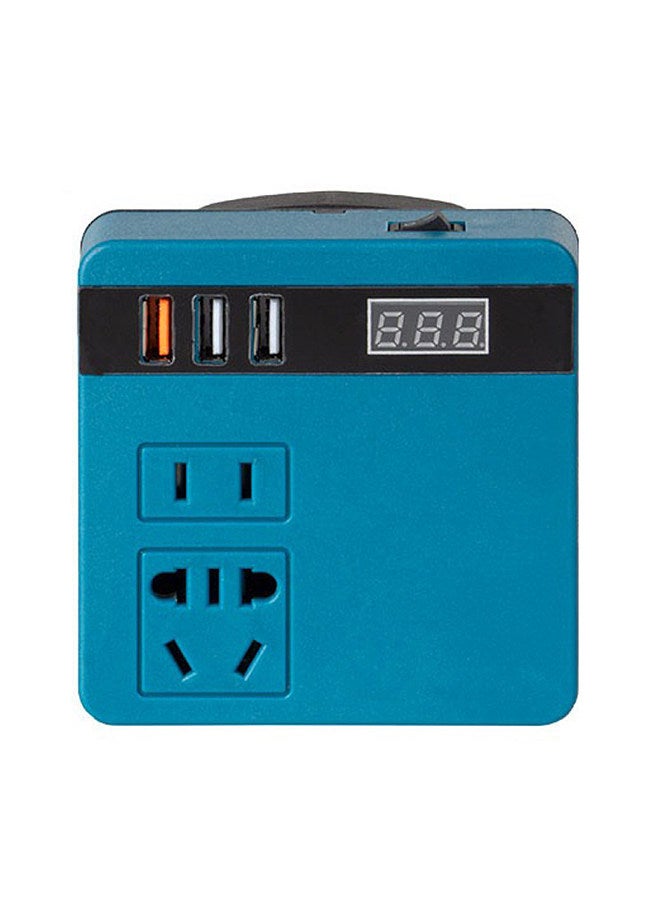 Generic 120W Lithium Battery Inverter Multifunction Lithium Tools Battery Inverter 21V to 220VAC Inverter Dual-engine Intelligent Multiple Protections Inverter  - Image 1