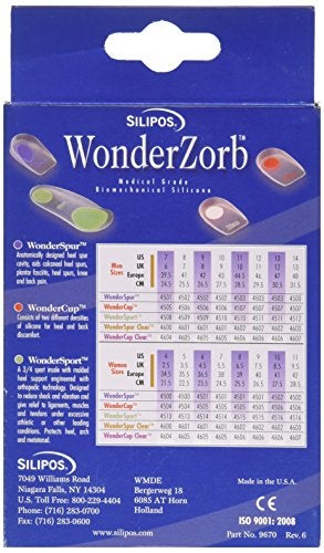 Silipos MC Silipos Wonder-Spur Soft Silicone Heel Cup, Medium - Image 2
