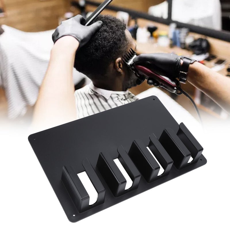 Hair Clipper Holder Wall Mount Large Storage Space Hair Clipper Storage Rack for Home Hair Salon - Image 2