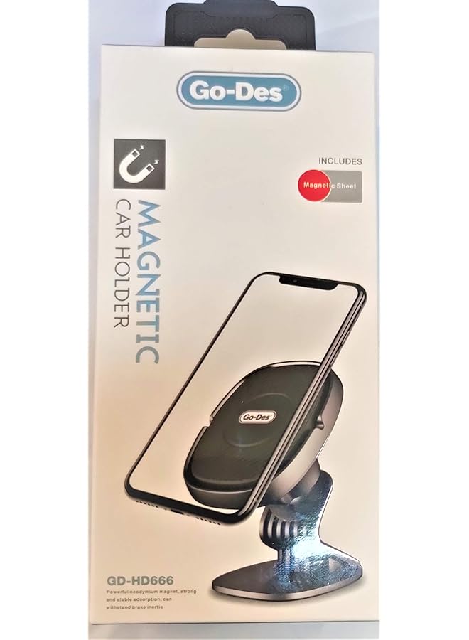 Go-Des Magnetic Phone Mount Holder For Iphone Samsung Huawei Gd-Hd666 - Image 4