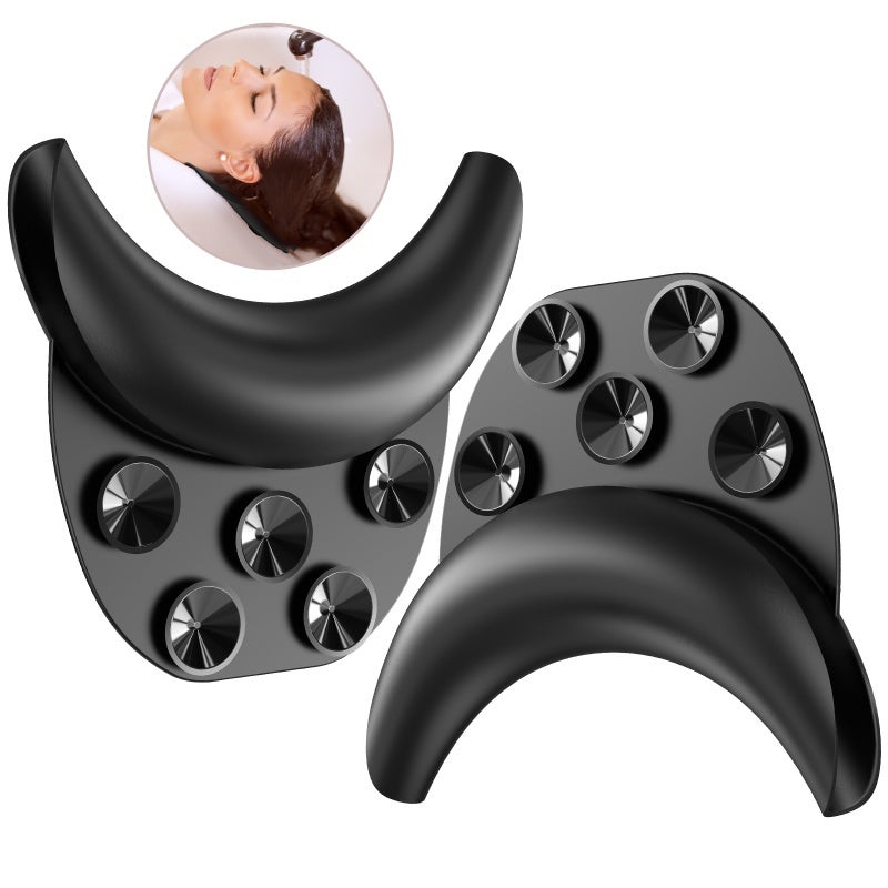 Aiseely 2PCS Shampoo Bowl Gel Neck Rest Cushion Hair Salon Shampoo Bowl Neck Pillow Gripper Hair Washing Sink Basin Tool - Image 2