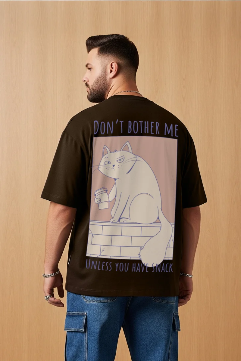 فيردو Veirdo Men’s Oversized , Plus Size  & Regular Fit T-Shirt | Premium Cotton Casual Tee