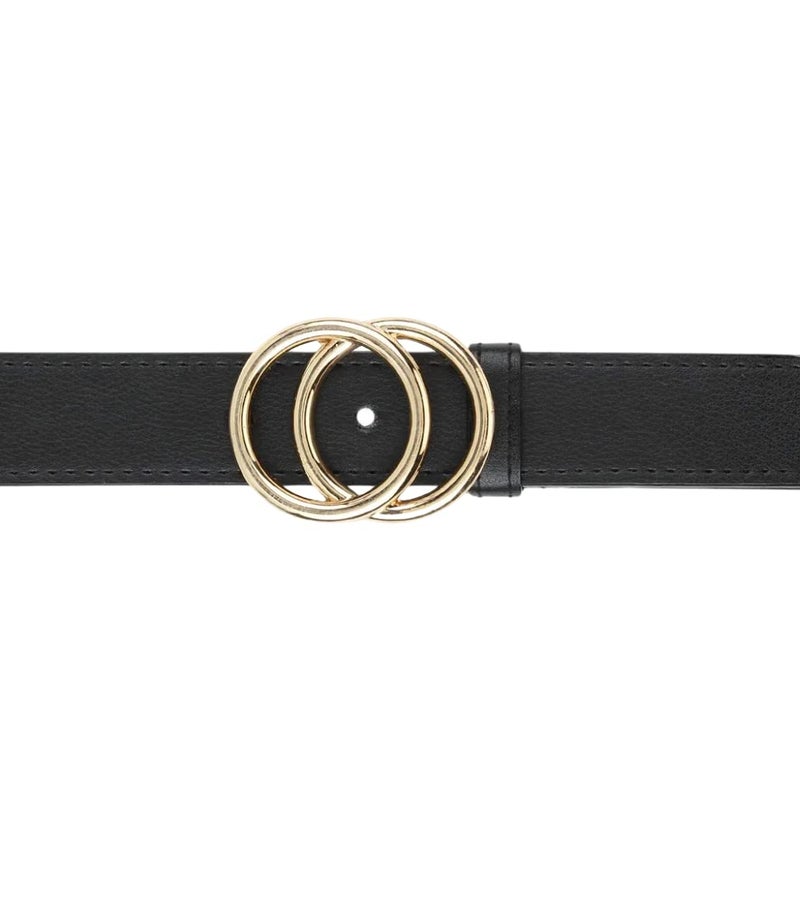 Zacharias Girl's Artificial Synthetic Leather Belt (dr-001_Black) (Pack of 1) - Image 3