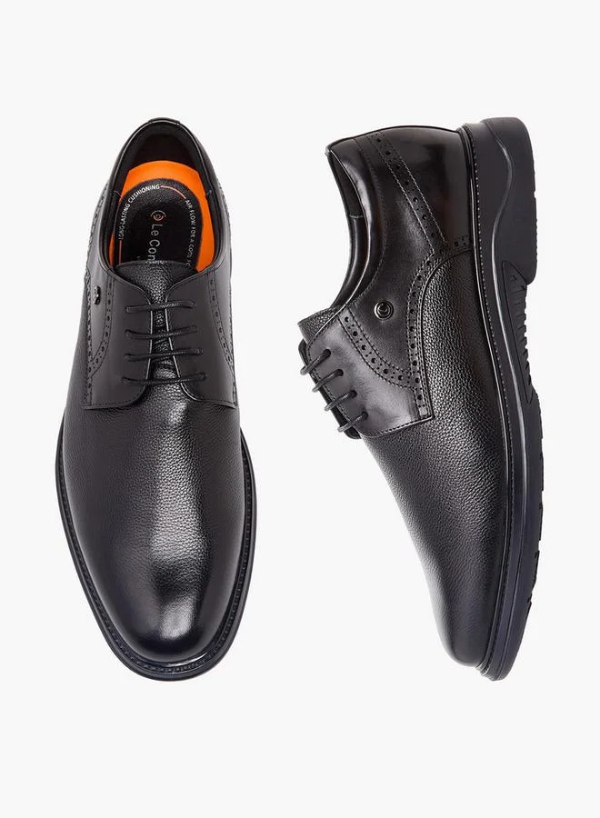 Le Confort Men Lace-Up Leather Derby Shoes